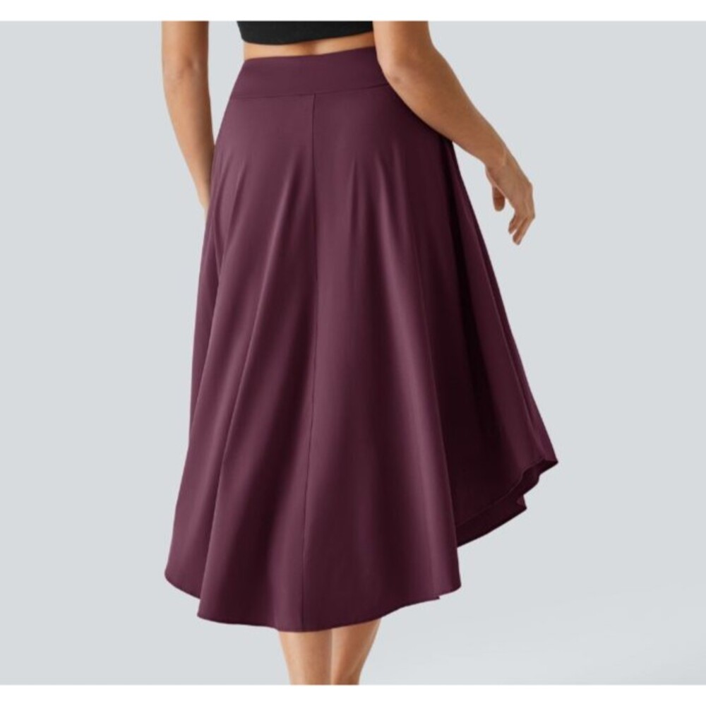 Halara Breezeful Front Slit Midi Skirt With Attached Liner Shorts Size XL - Picture 7 of 8